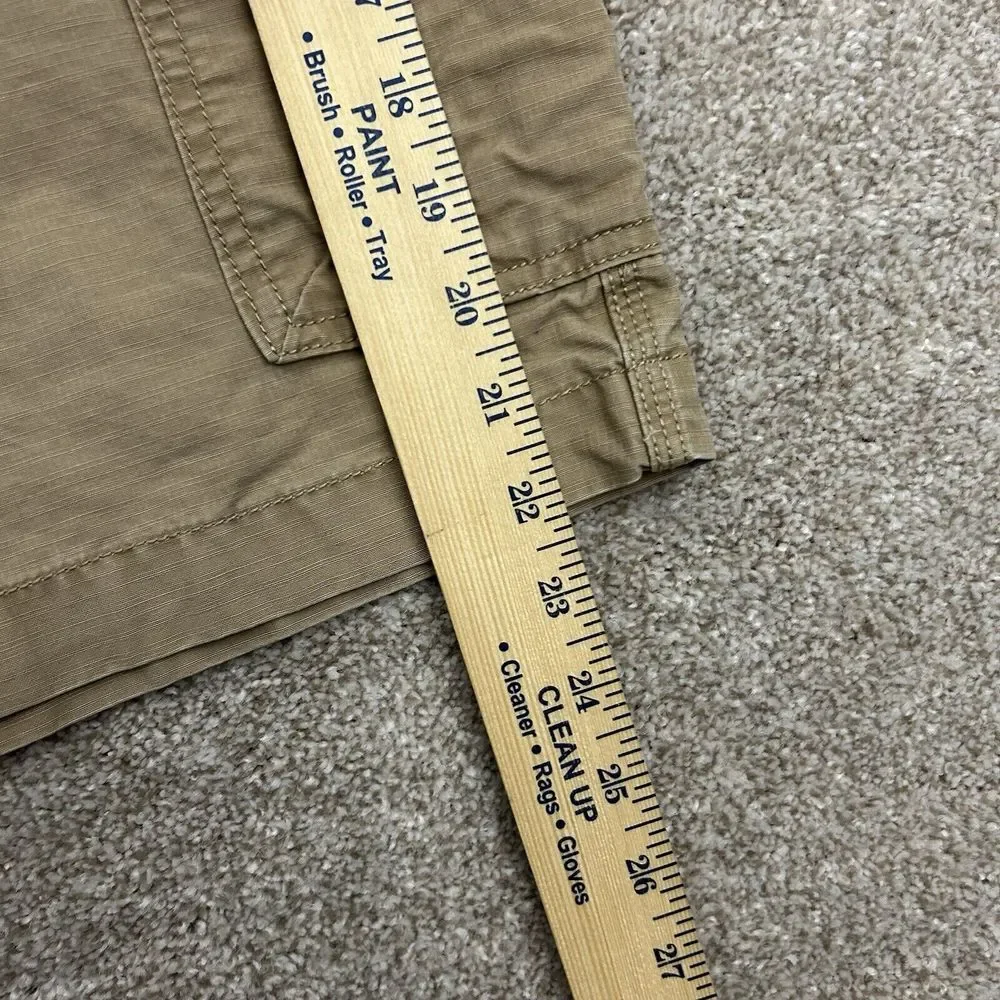 L.L Bean Shorts Mens's Size 42 Beige Cargo Utility Pockets Cotton Casual Outdoor
